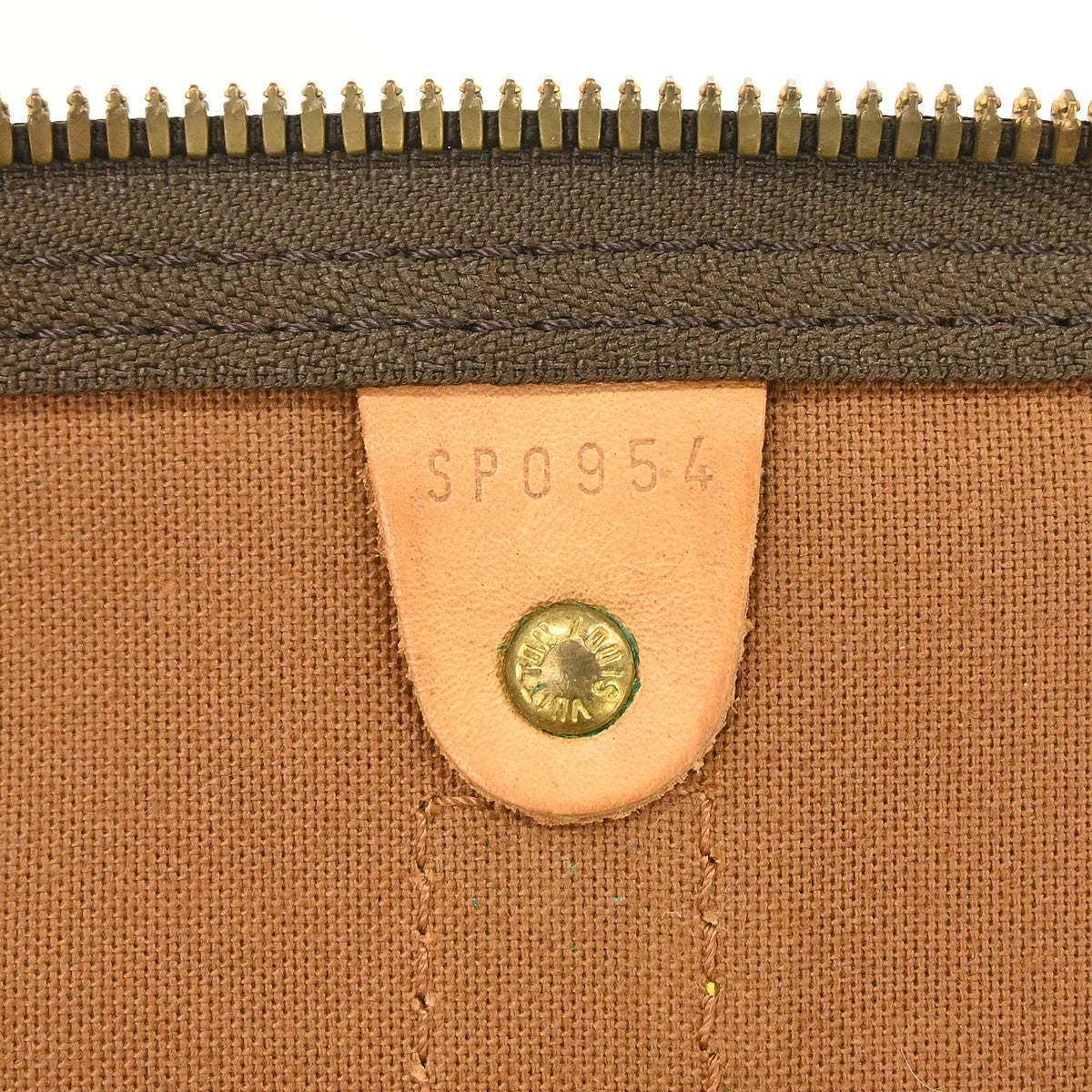 Louis Vuitton Keepall Monogram Canvas Brown Canvas Travel Bag Bag (Pre-Owned)