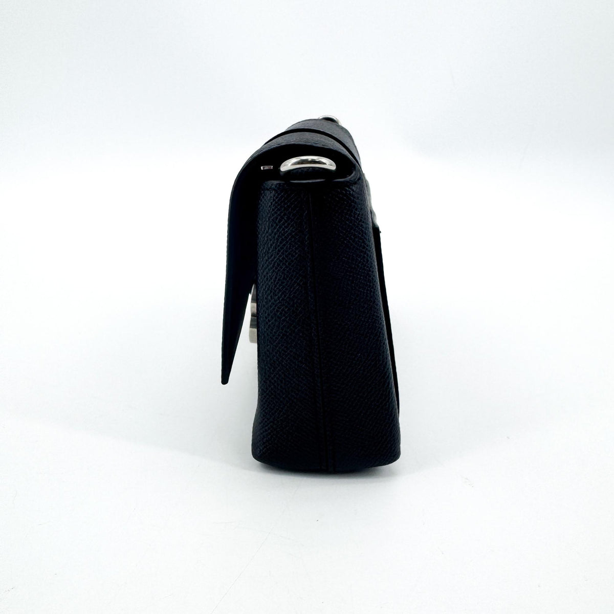 Balenciaga Hourglass Chain Leather Black Leather Shoulder Bag Bag (Pre-Owned)