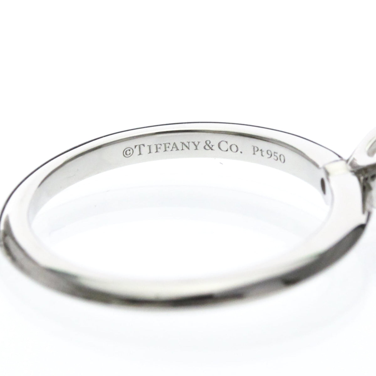 Cartier Solitaire 1895 Platinum With Rbc Diamond Silver Platinum Ring Jewelry (Pre-Owned)