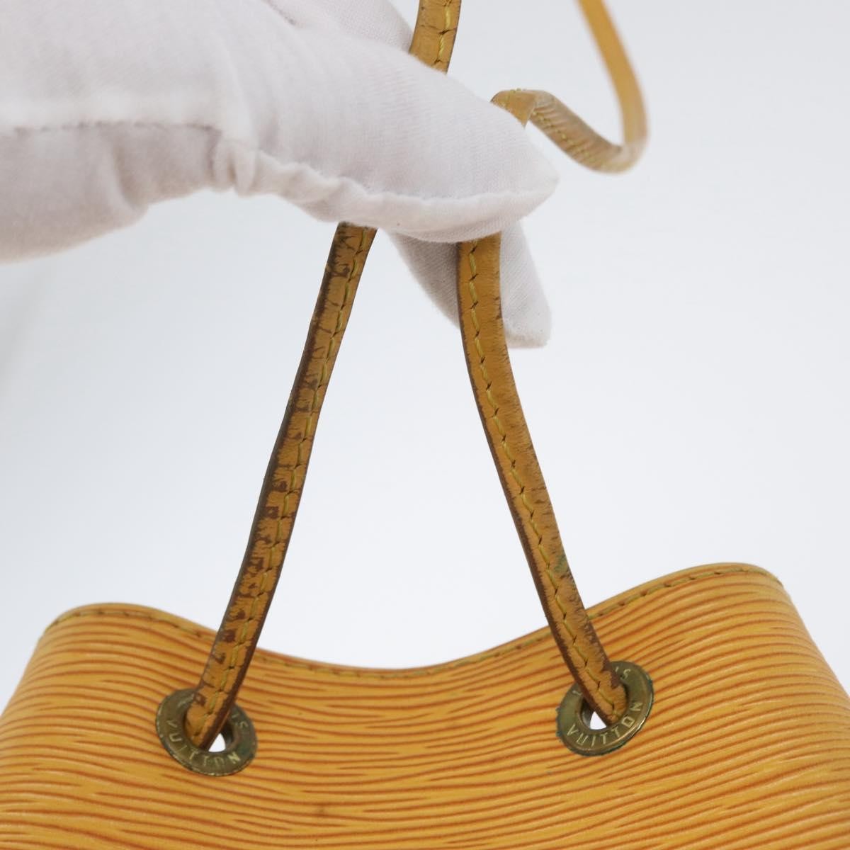 Louis Vuitton Petit Noe Epi Leather Yellow Leather Shoulder Bag Bag (Pre-Owned)