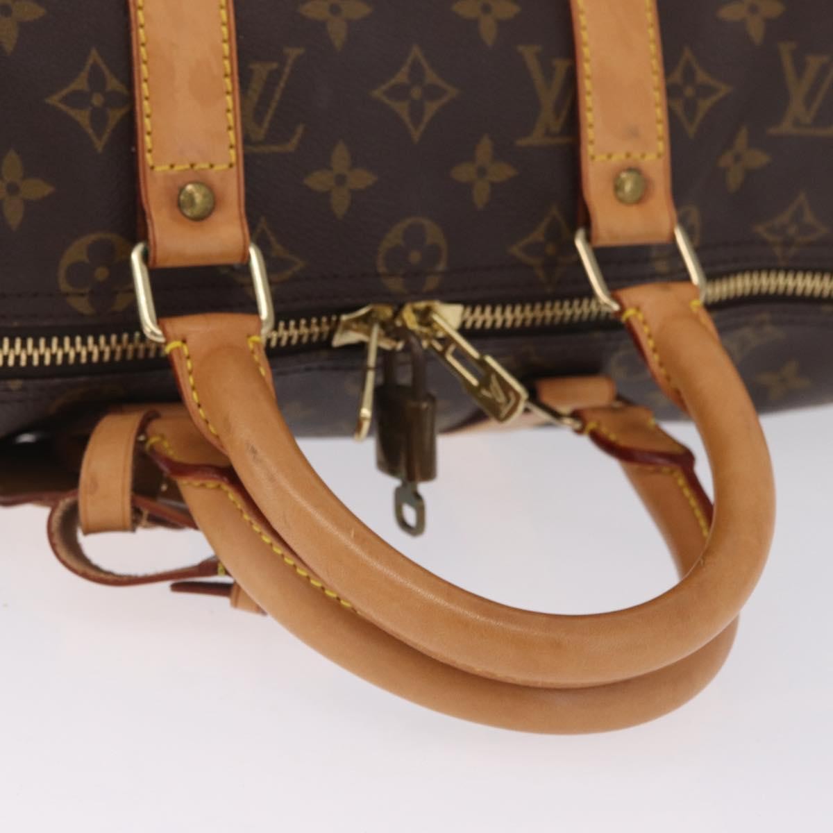 Louis Vuitton Keepall Monogram Canvas Brown Canvas Travel Bag Bag (Pre-Owned)