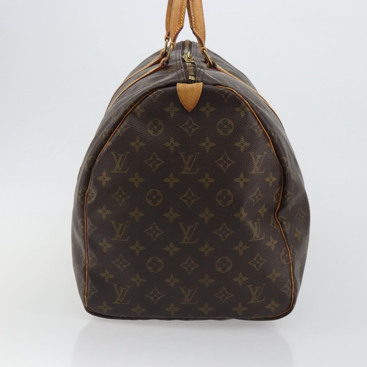 Louis Vuitton Keepall Monogram Canvas Brown Canvas Travel Bag Bag (Pre-Owned)