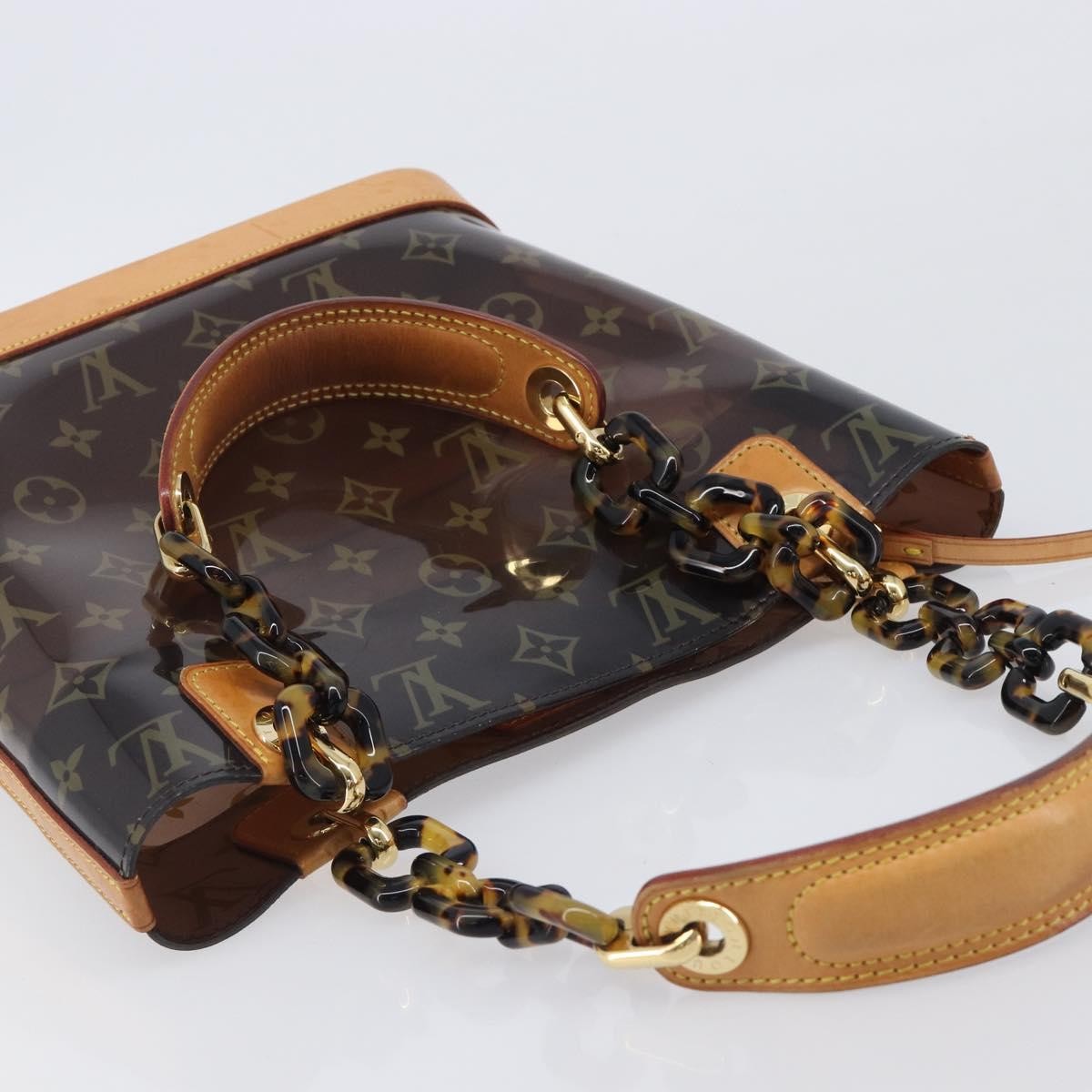 Louis Vuitton Sac Ambre Monogram Vinyl Brown Plastic Handbag (Pre-Owned)