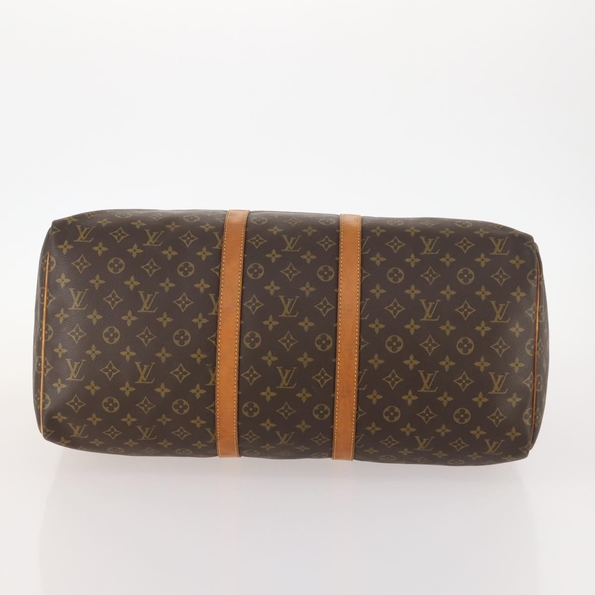 Louis Vuitton Keepall Monogram Canvas Brown Canvas Travel Bag Bag (Pre-Owned)