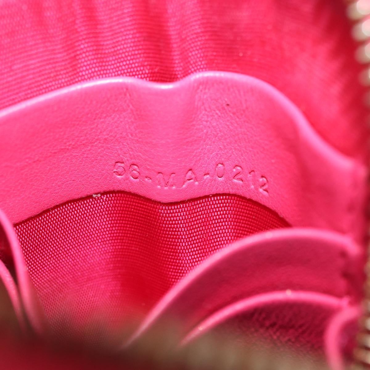 Christian Dior Lady Dior Phone Holder On Chain Cannage Quilt Lambskin Pink Leather Clutche & Pouche Bag (Pre-Owned)
