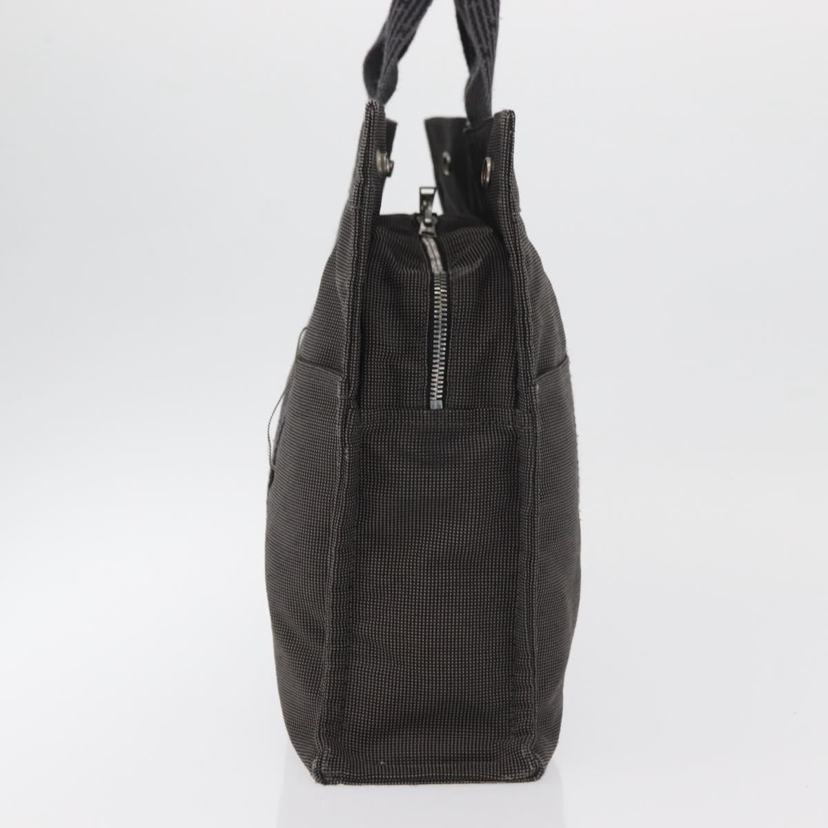 Hermes Fourre-Tout Herline Canvas Gray Canvas Tote Bag Bag (Pre-Owned)