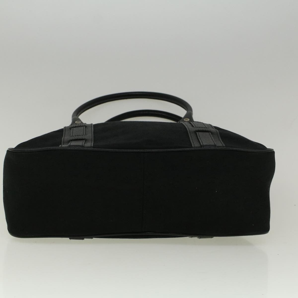 Bvlgari Vintage Canvas Black Canvas Tote Bag Bag (Pre-Owned)