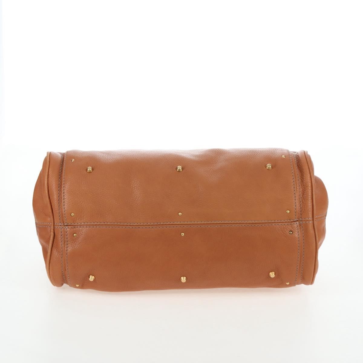 Chloe Paddington Leather Brown Leather Tote Bag Bag (Pre-Owned)
