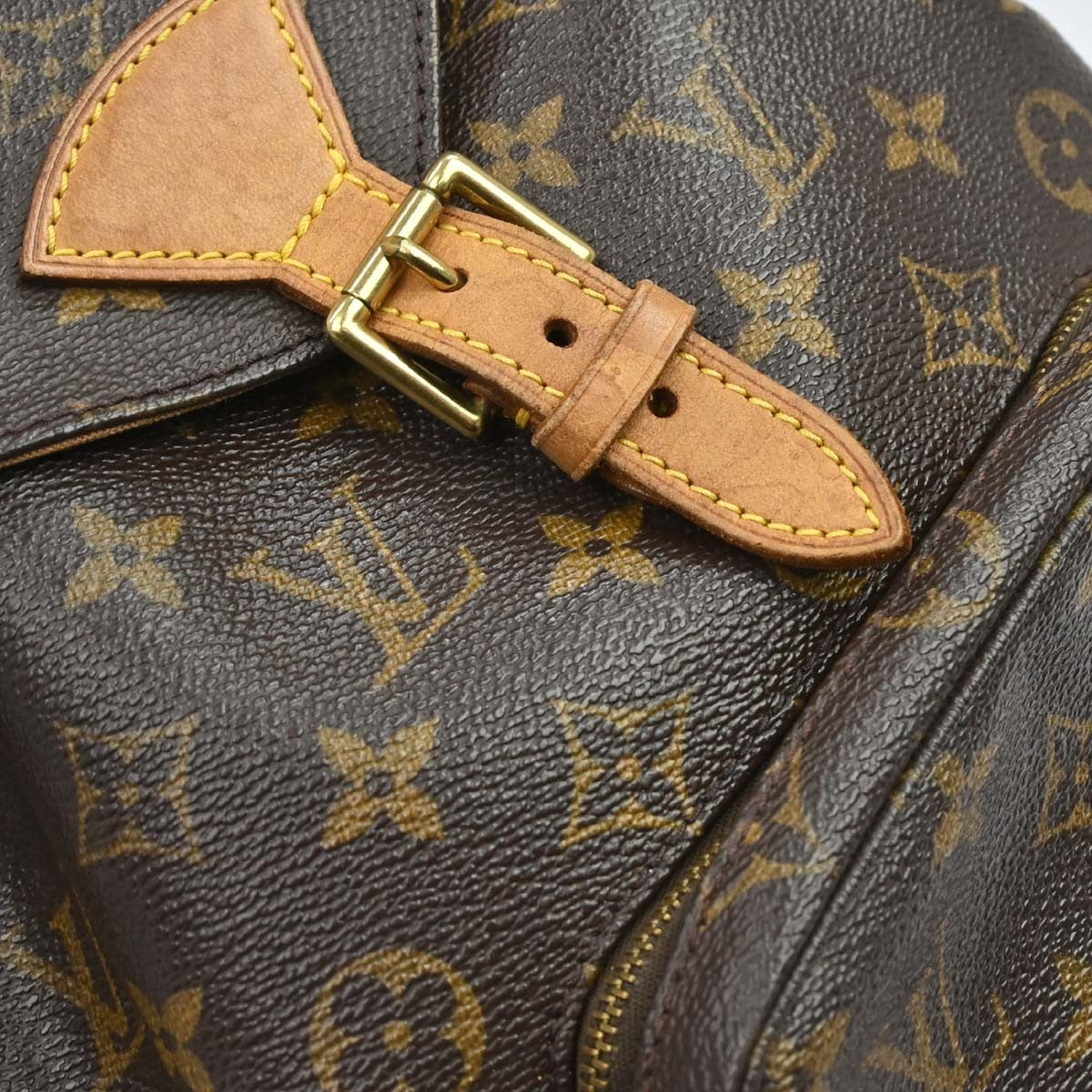 Louis Vuitton Montsouris Monogram Canvas Brown Canvas Backpack Bag (Pre-Owned)