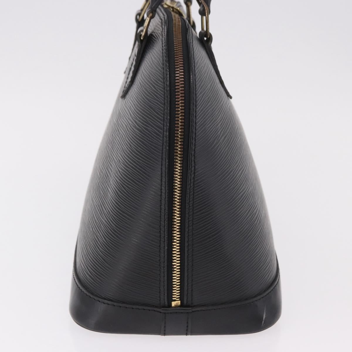 Louis Vuitton Alma Epi Leather Black Leather Handbag (Pre-Owned)