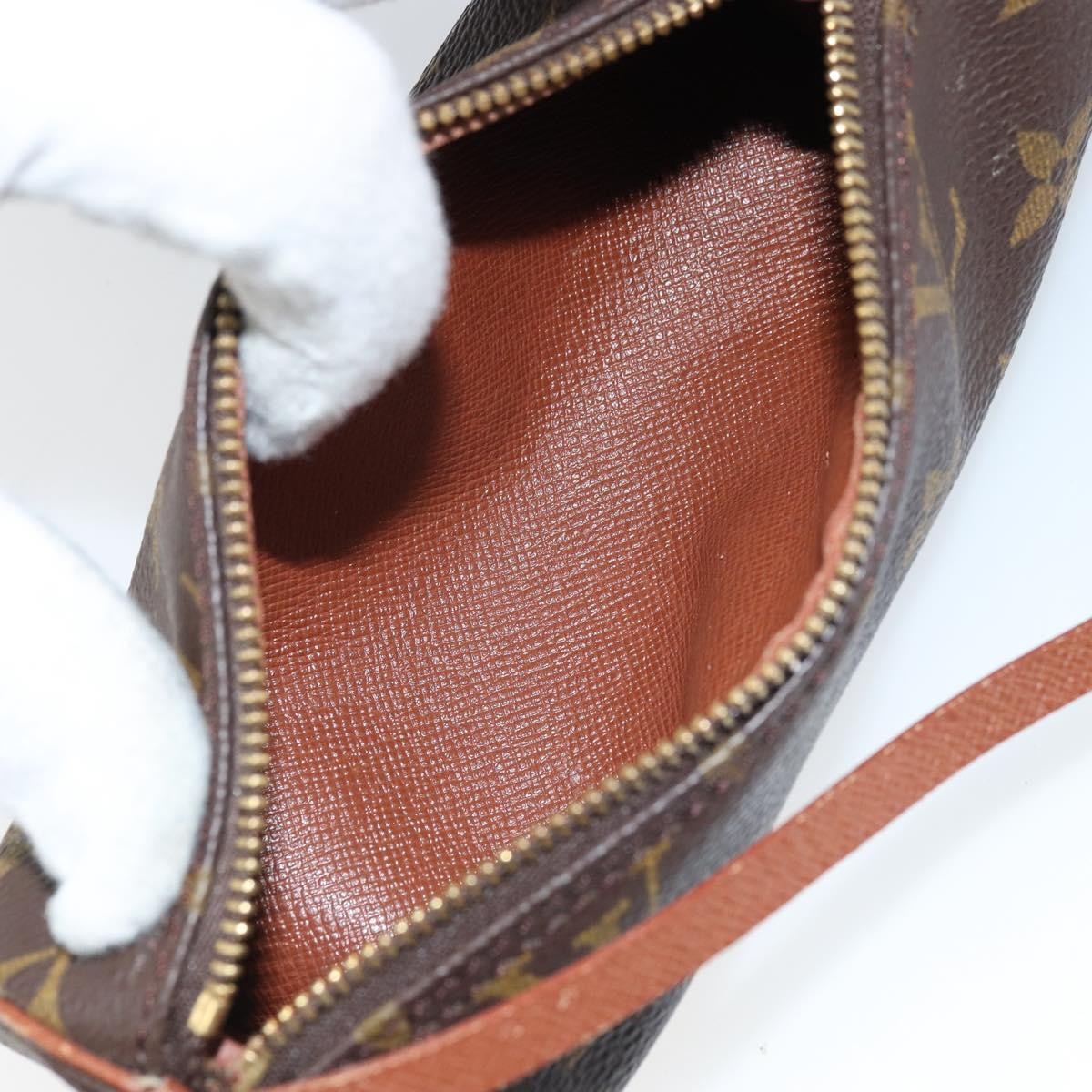 Louis Vuitton Papillon Pochette Monogram Canvas Brown Canvas Clutche & Pouche Bag (Pre-Owned)