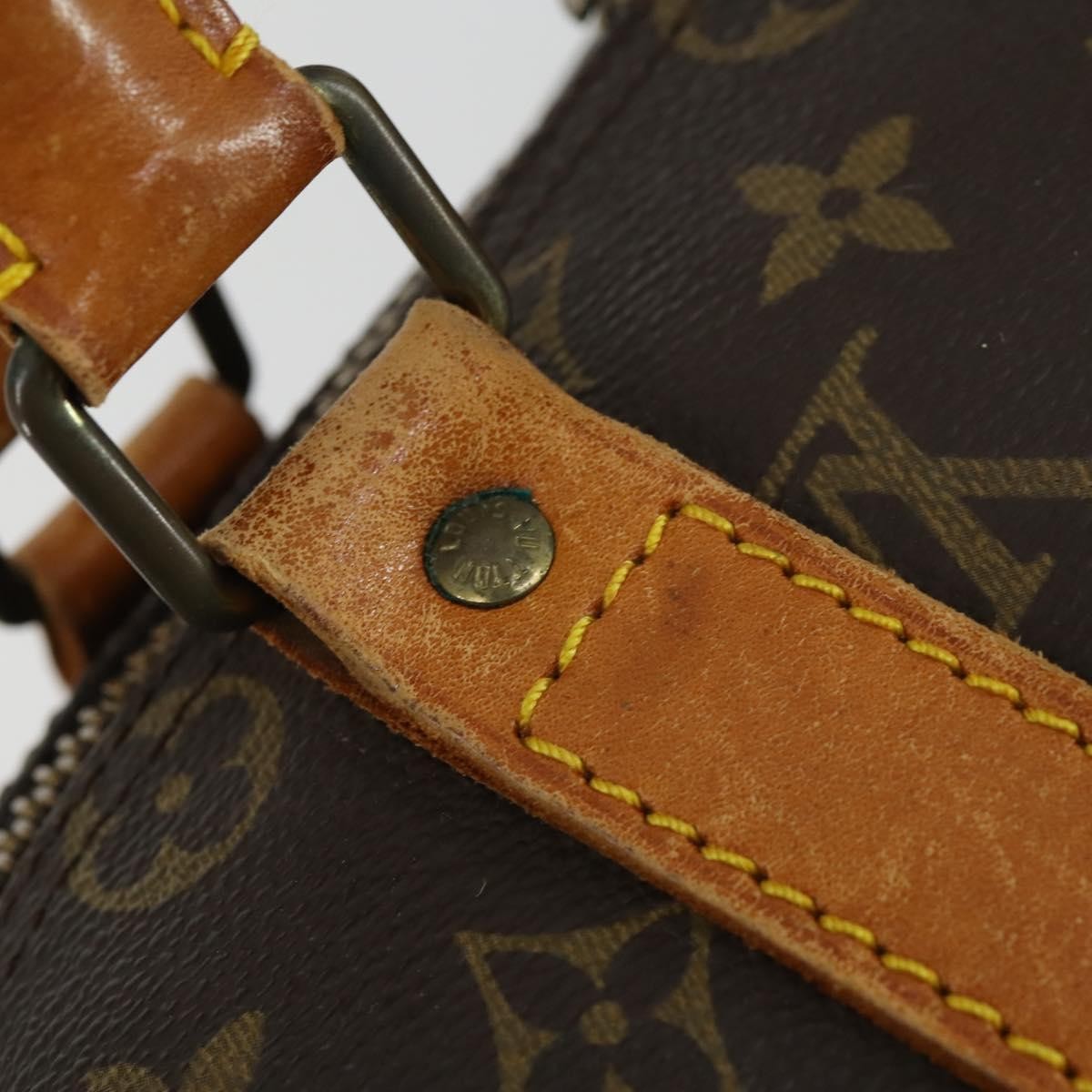 Louis Vuitton Keepall Monogram Canvas Brown Canvas Travel Bag Bag (Pre-Owned)