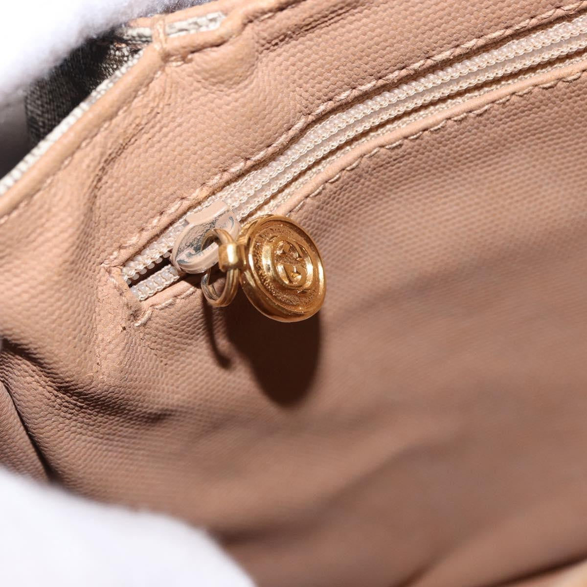 Gucci Shoulder Canvas Beige Canvas Shoulder Bag Bag (Pre-Owned)