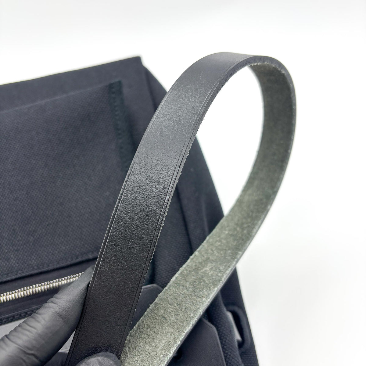 Hermes Herbag Zip Leather And Toile Black Canvas Handbag (Pre-Owned)