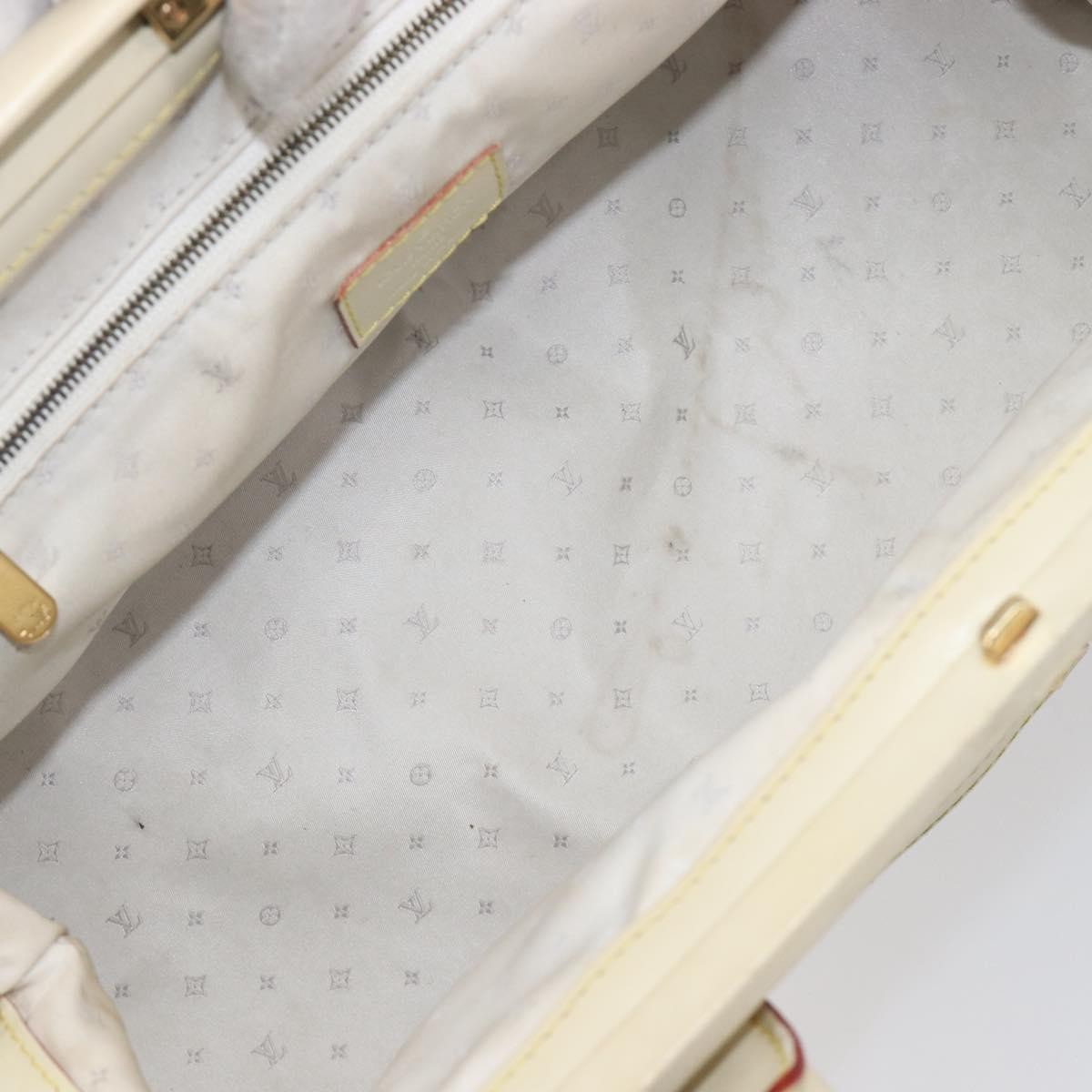 Louis Vuitton Suhali L'ingenieux Leather White Leather Handbag (Pre-Owned)