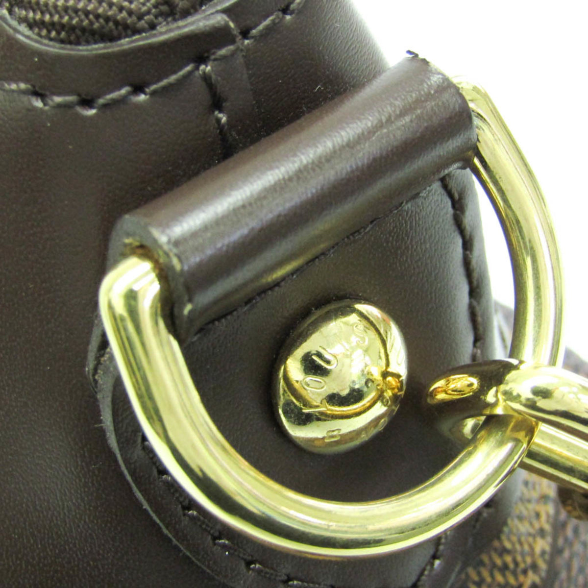 Louis Vuitton Trevi Damier Ebene Brown Canvas Handbag (Pre-Owned)