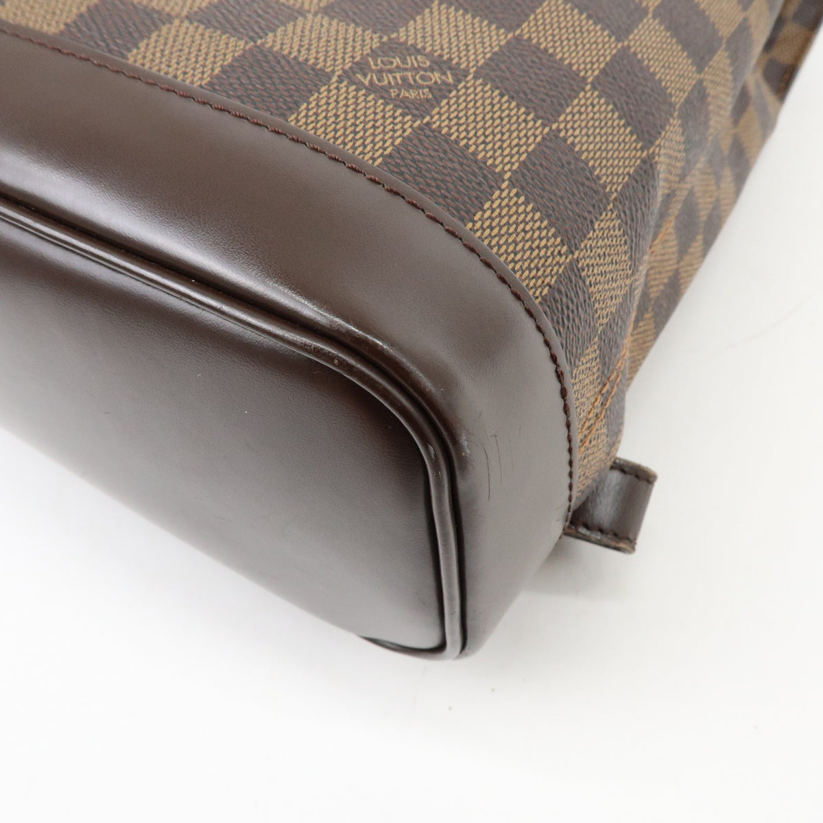 Louis Vuitton Soho Damier Brown Canvas Backpack Bag (Pre-Owned)