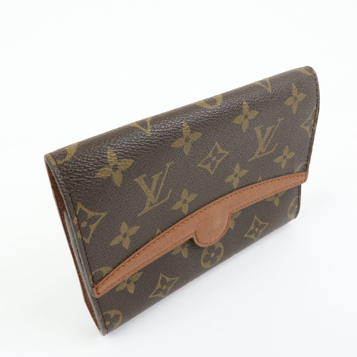 Louis Vuitton Pochette Arche Waist Monogram Canvas Brown Canvas Handbag (Pre-Owned)