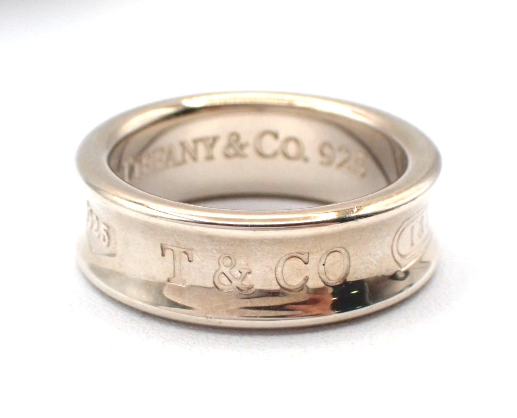 Tiffany & Co. 1837 Band Sterling Silver Silver Silver Ring Jewelry (Pre-Owned)