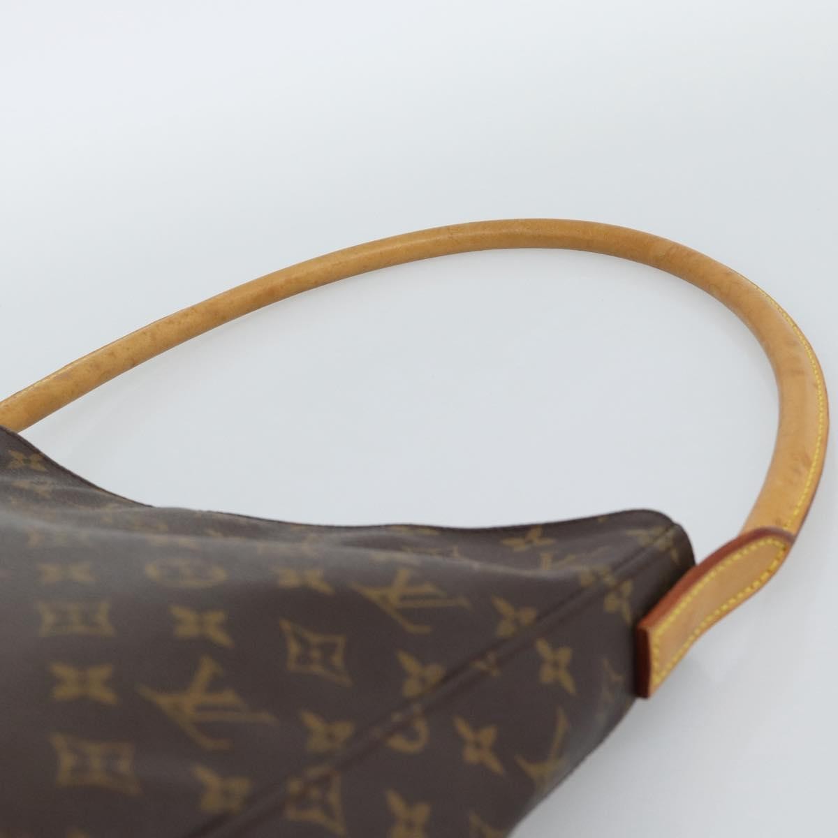 Louis Vuitton Looping Monogram Canvas Brown Canvas Handbag (Pre-Owned)