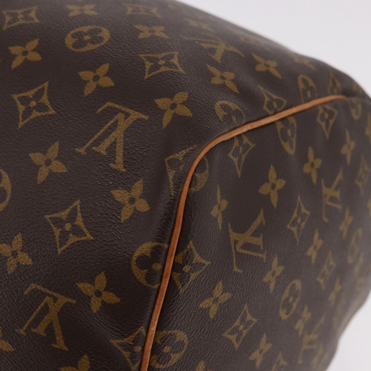 Louis Vuitton Keepall Monogram Canvas Brown Canvas Travel Bag Bag (Pre-Owned)