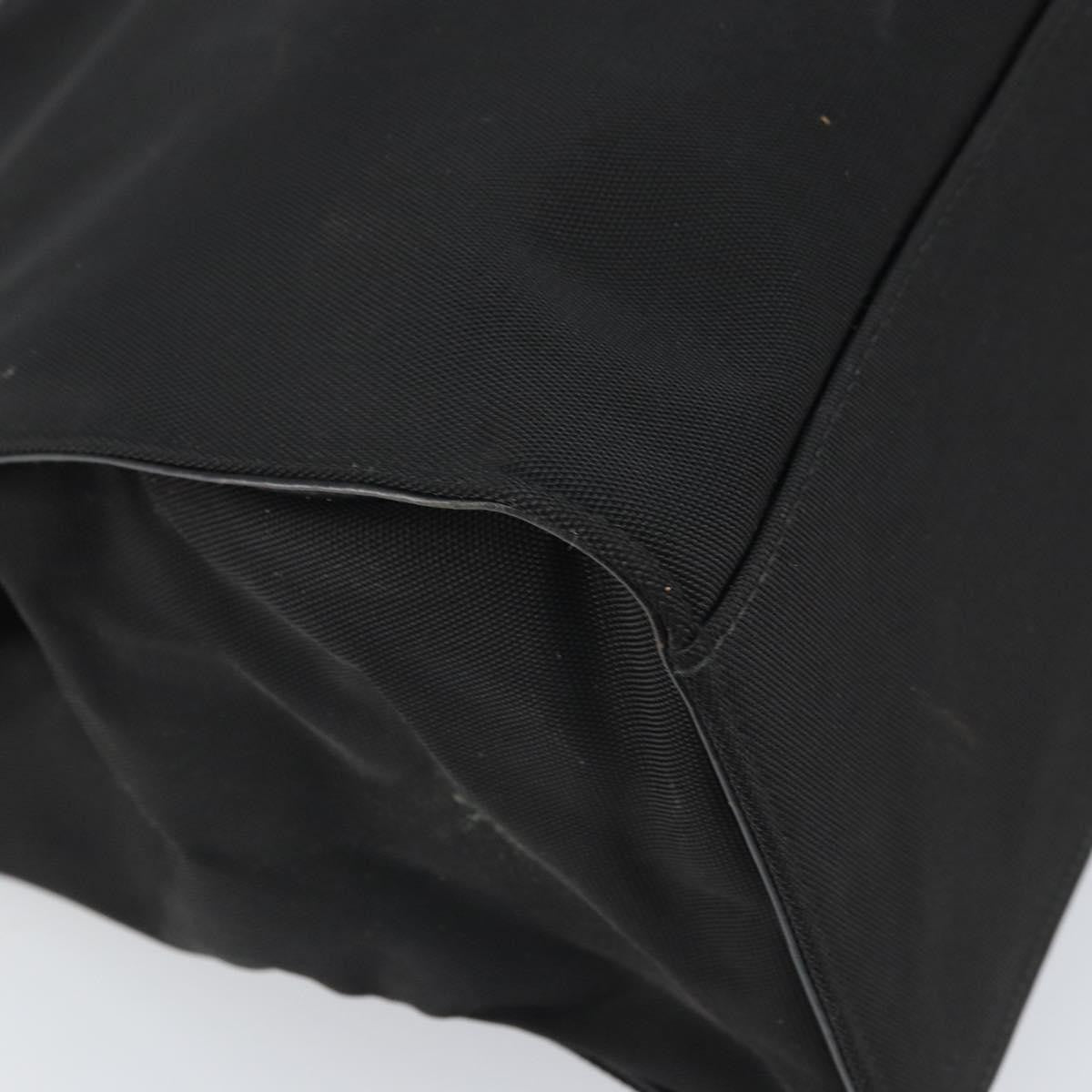 Gucci Bamboo Nylon Black Nylon Tote Bag Bag (Pre-Owned)