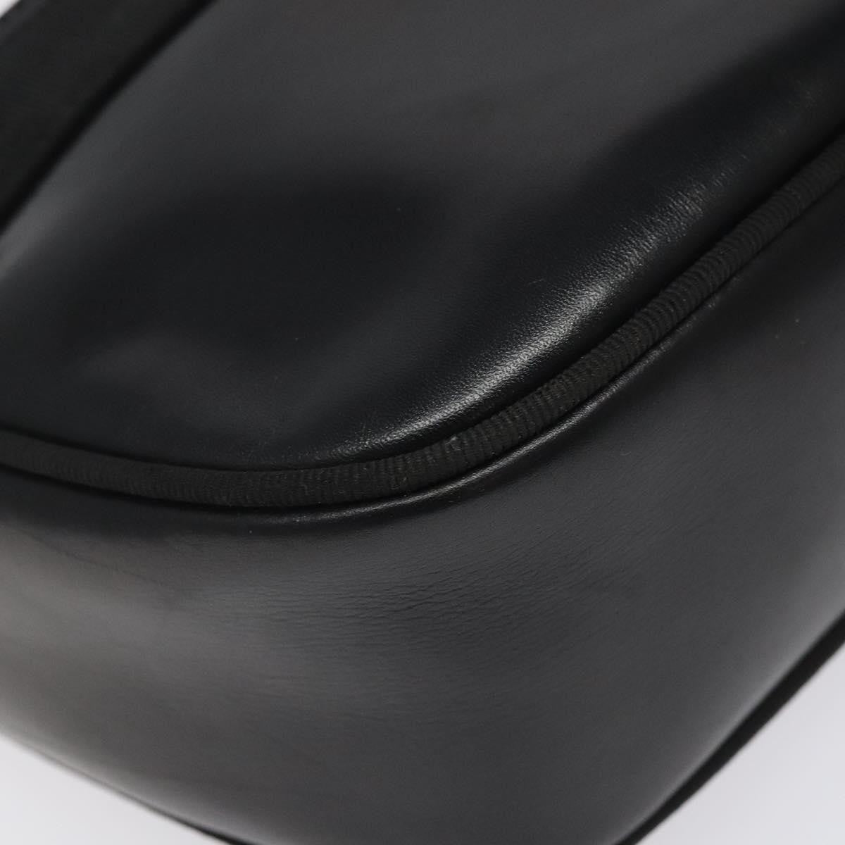 Salvatore Ferragamo Vara Bow Camera Leather Black Leather Shoulder Bag Bag (Pre-Owned)