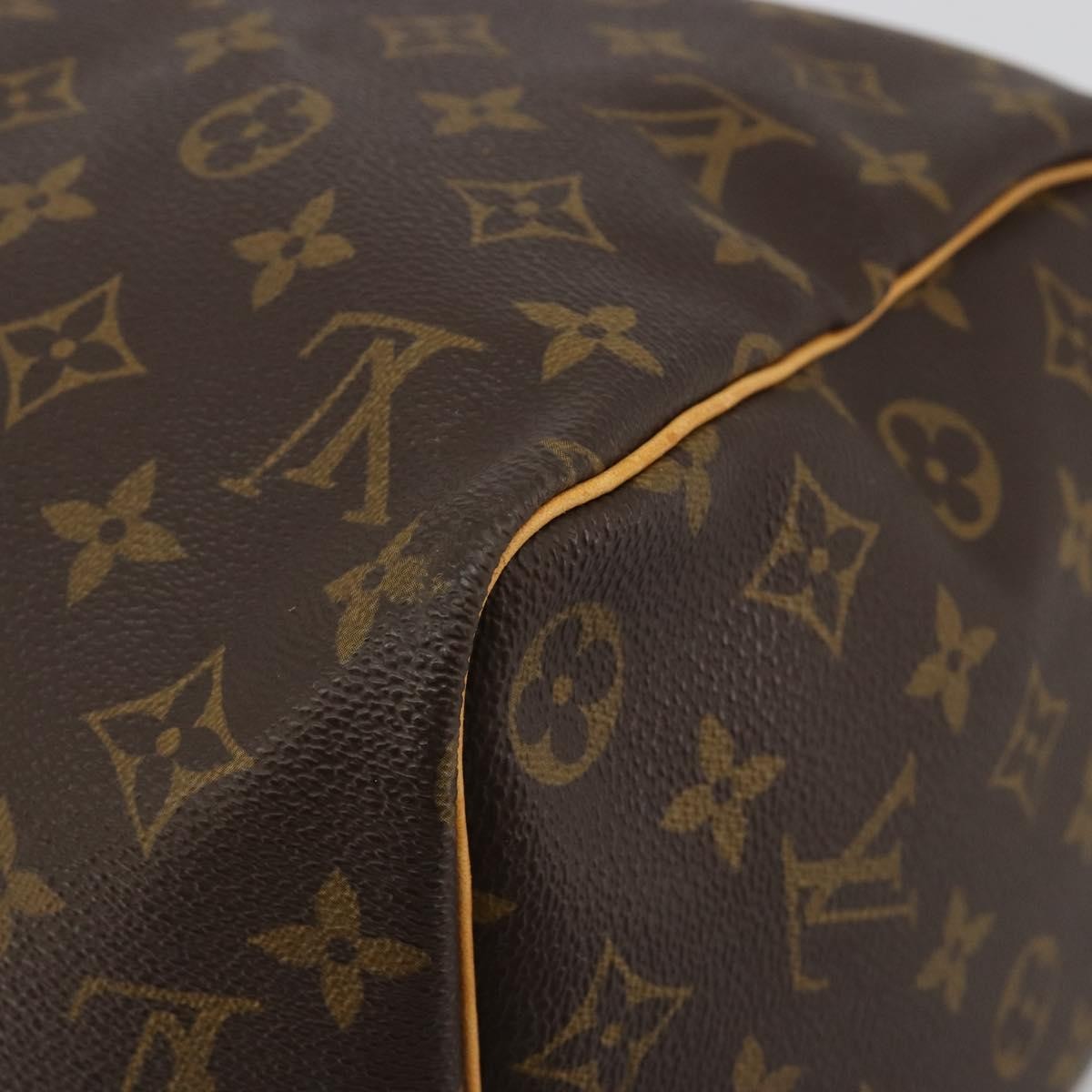 Louis Vuitton Keepall Monogram Canvas Brown Canvas Travel Bag Bag (Pre-Owned)