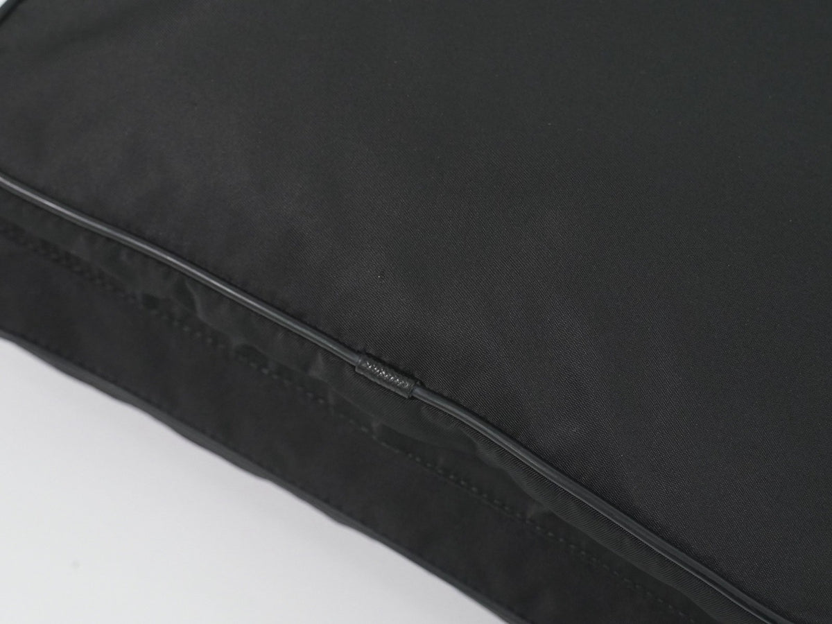 Prada Front Pocket Messenger Quilted Tessuto Black Nylon Shoulder Bag Bag (Pre-Owned)
