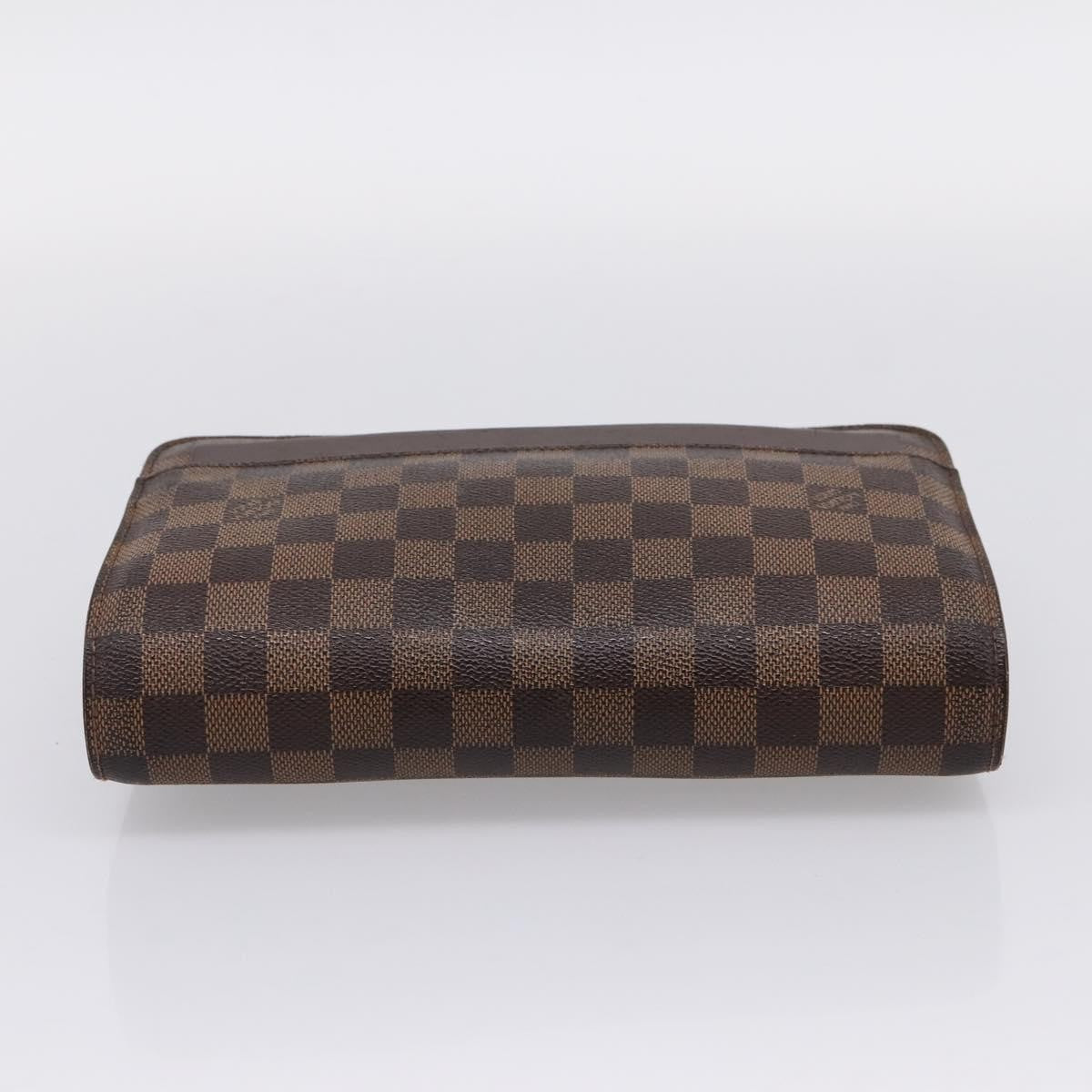 Louis Vuitton Pochette Saint Louis Damier Brown Canvas Clutche & Pouche Bag (Pre-Owned)