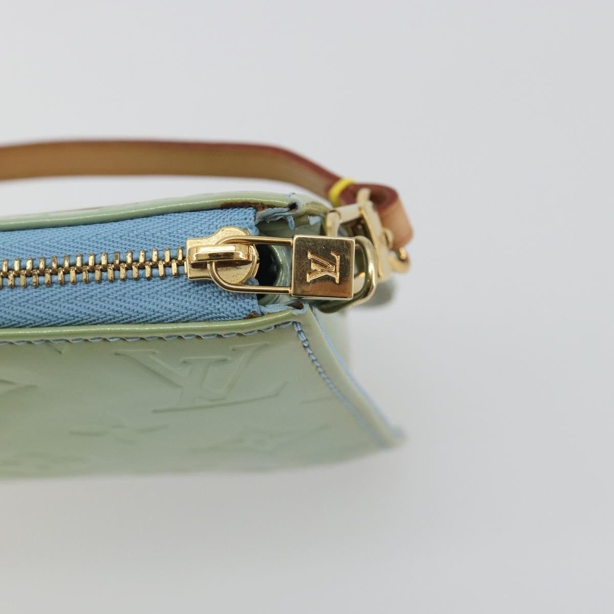 Louis Vuitton Lexington Pochette Monogram Vernis Blue Patent_Leather Clutche & Pouche Bag (Pre-Owned)