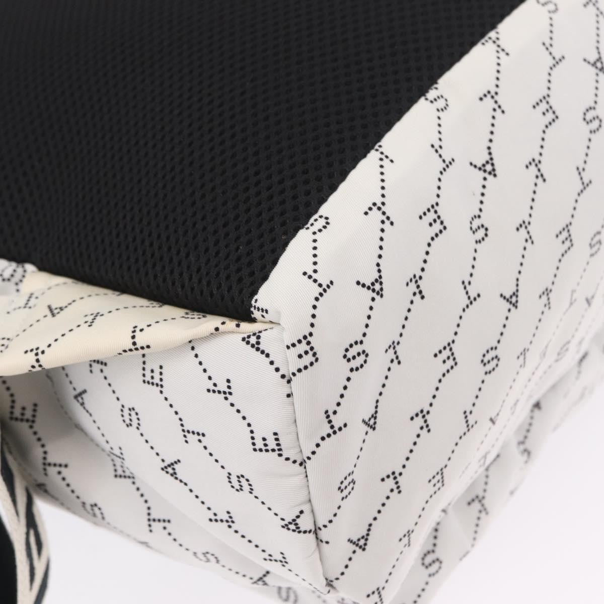 Stella Mccartney Falabella Go Monogram Monogram Canvas White Nylon Backpack Bag (Pre-Owned)