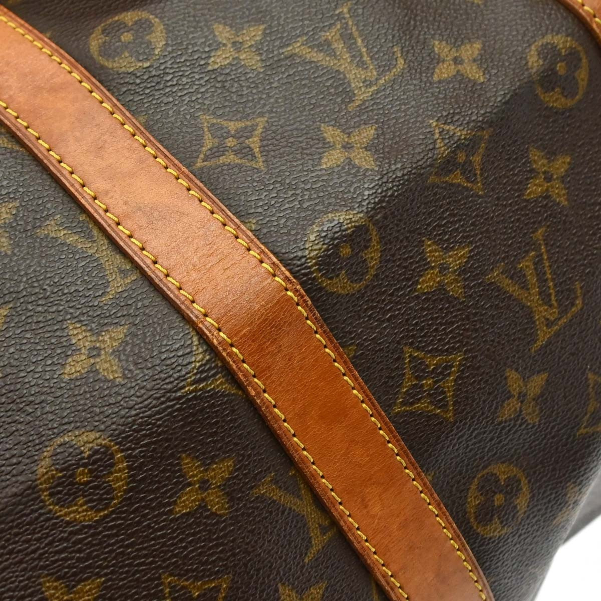 Louis Vuitton Keepall Monogram Canvas Brown Canvas Travel Bag Bag (Pre-Owned)