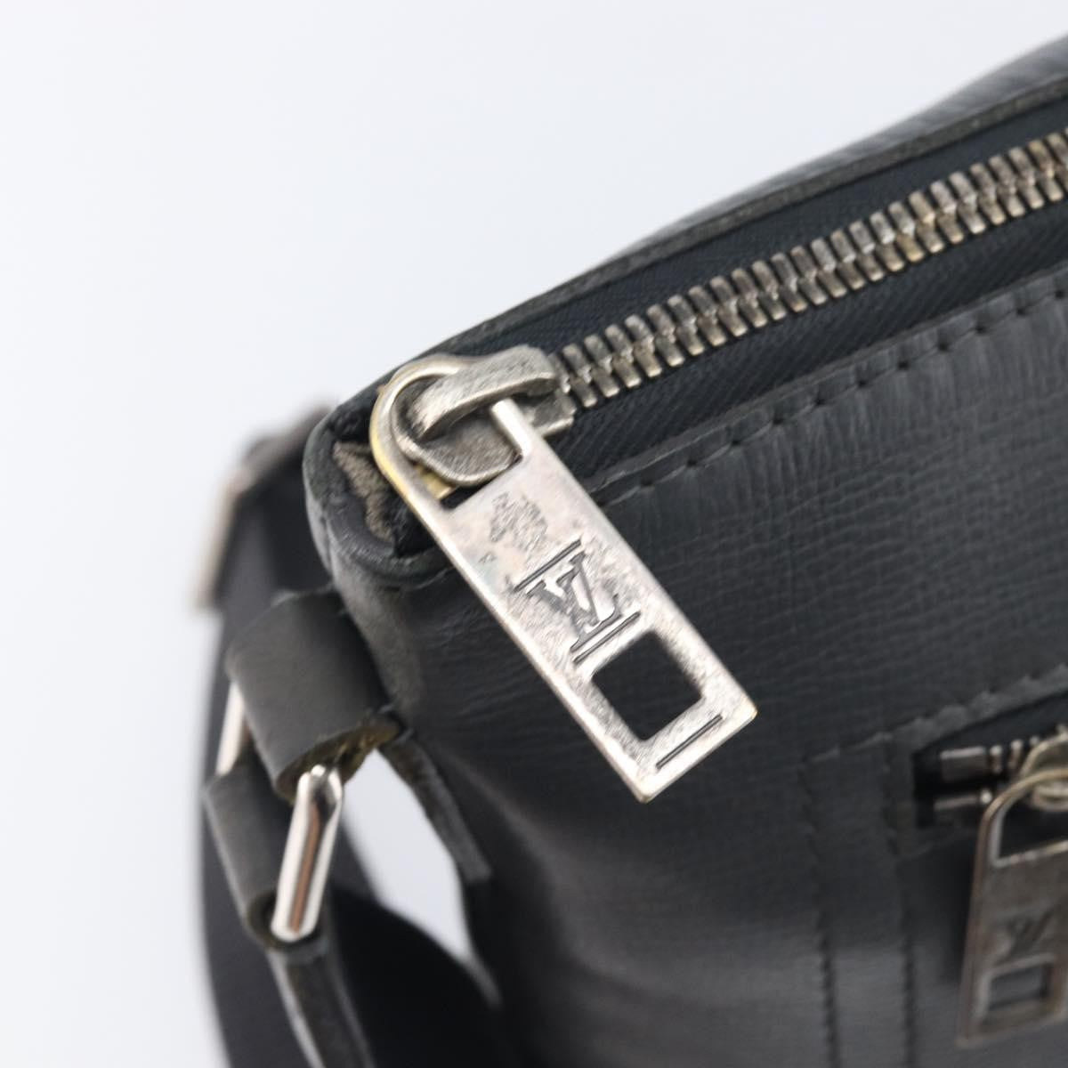 Louis Vuitton Shawnee Pochette Utah Leather Gray Leather Clutche & Pouche Bag (Pre-Owned)