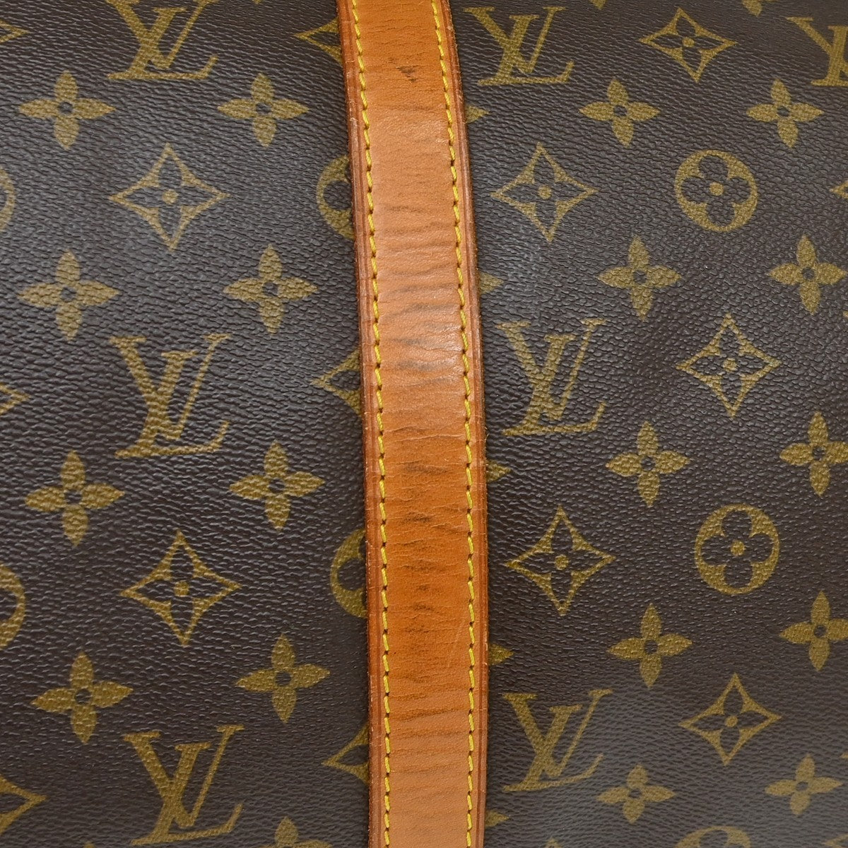 Louis Vuitton Keepall Monogram Canvas Brown Canvas Travel Bag Bag (Pre-Owned)
