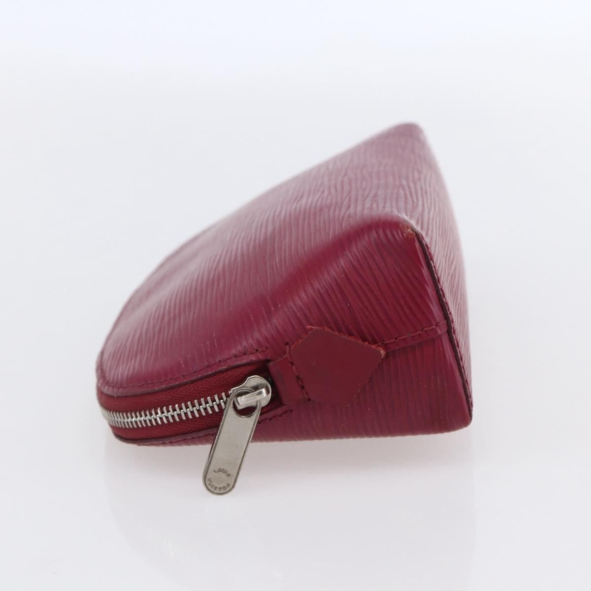 Louis Vuitton Cosmetic Epi Leather Burgundy Leather Clutche & Pouche Bag (Pre-Owned)