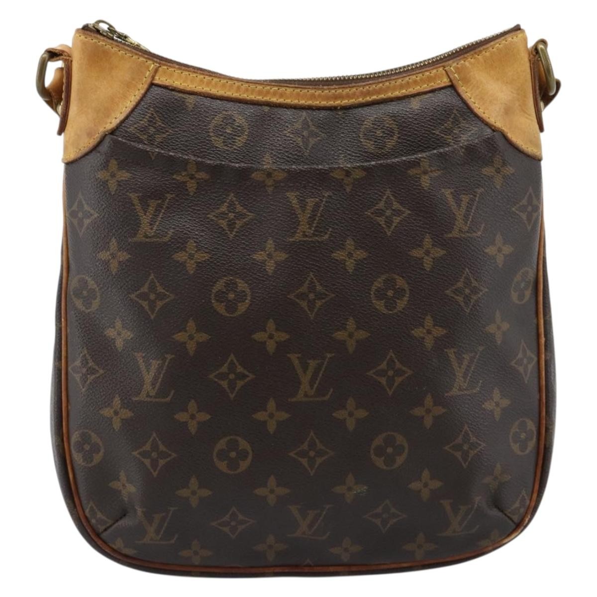 Louis Vuitton Odeon Handbag Monogram Canvas Brown Canvas Handbag (Pre-Owned)