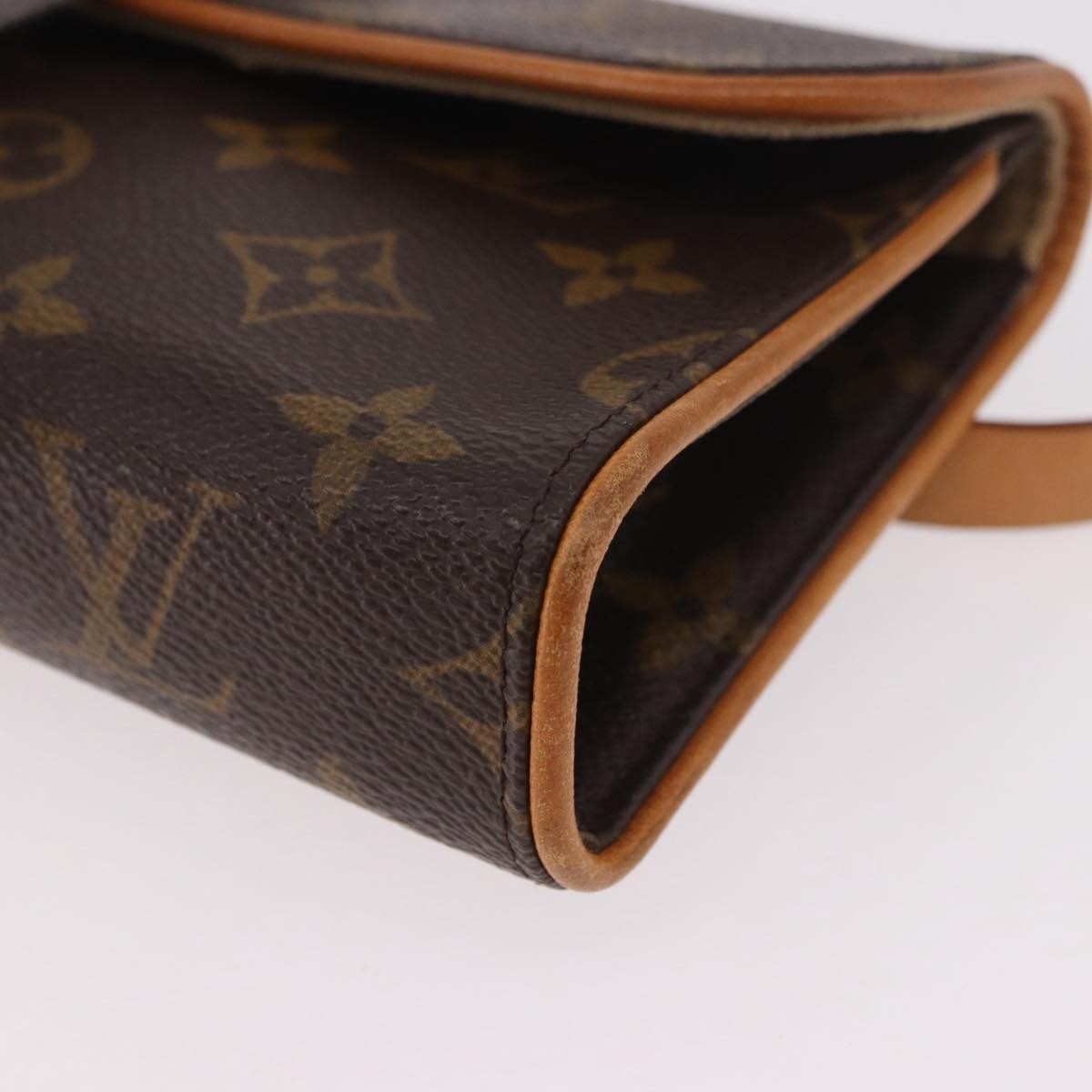 Louis Vuitton Florentine Waist Monogram Canvas Brown Canvas Clutche & Pouche Bag (Pre-Owned)