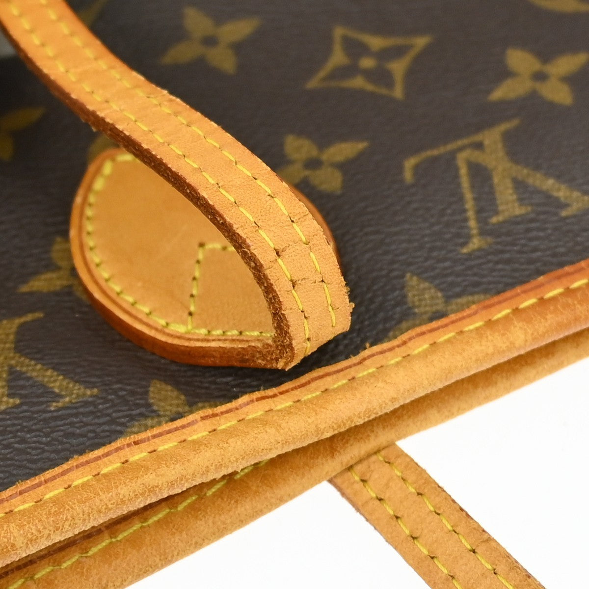 Louis Vuitton Neverfull Monogram Canvas Brown Canvas Tote Bag Bag (Pre-Owned)