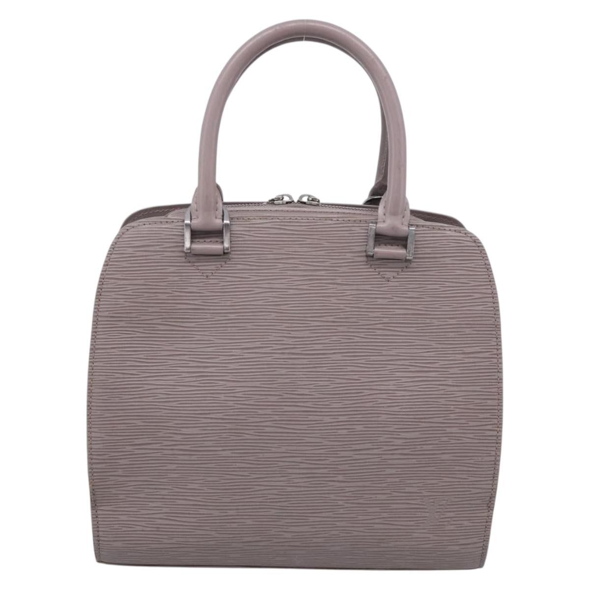 Louis Vuitton Pont Neuf Epi Leather Purple Leather Handbag (Pre-Owned)