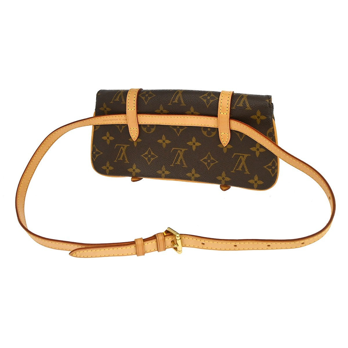 Louis Vuitton Marelle Waist Monogram Canvas Brown Canvas Clutche & Pouche Bag (Pre-Owned)