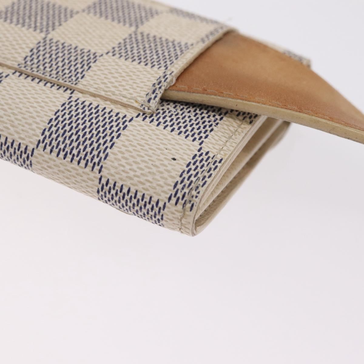 Louis Vuitton Solo Belt Damier White Canvas Clutche & Pouche Bag (Pre-Owned)