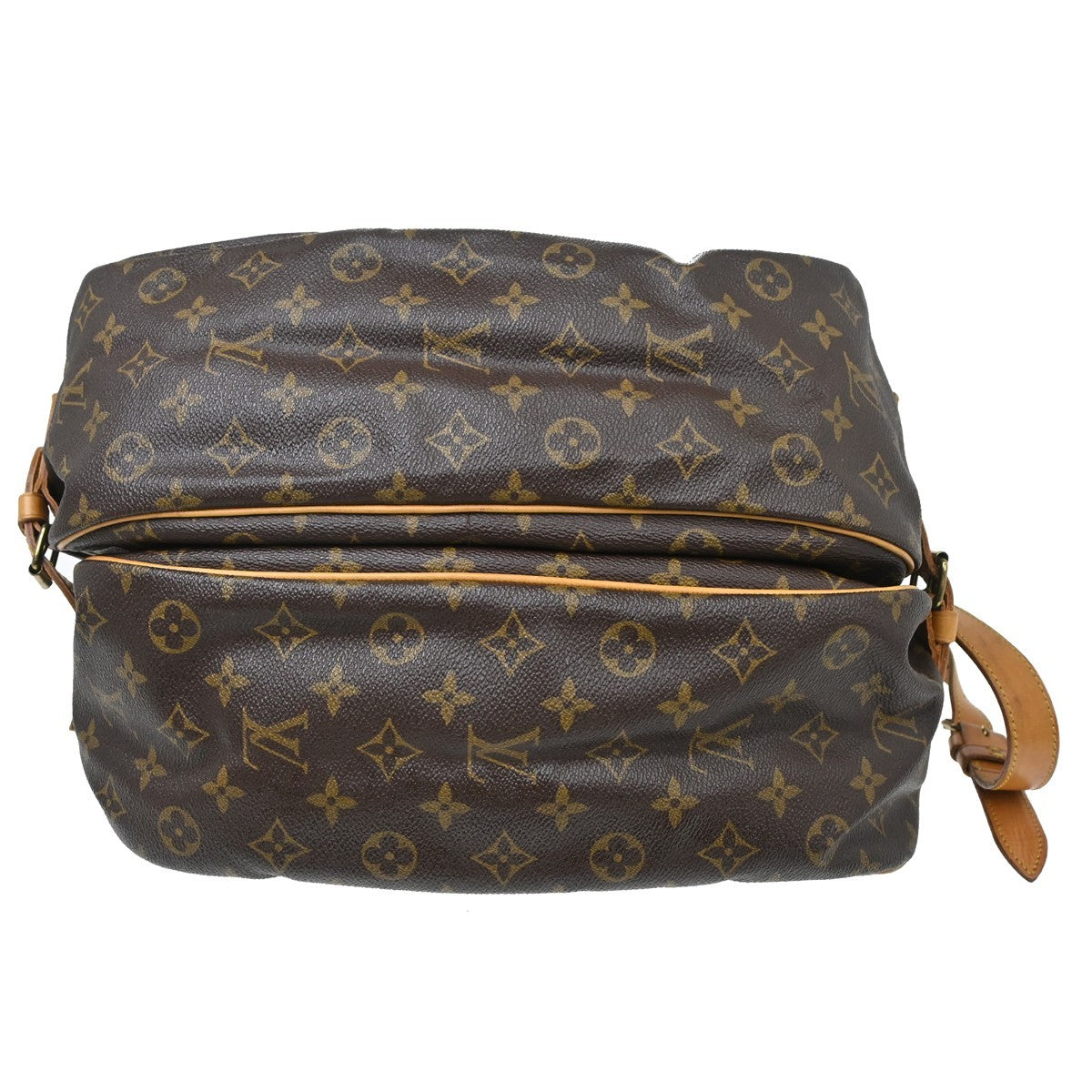 Louis Vuitton Saumur Monogram Canvas Brown Canvas Shoulder Bag Bag (Pre-Owned)