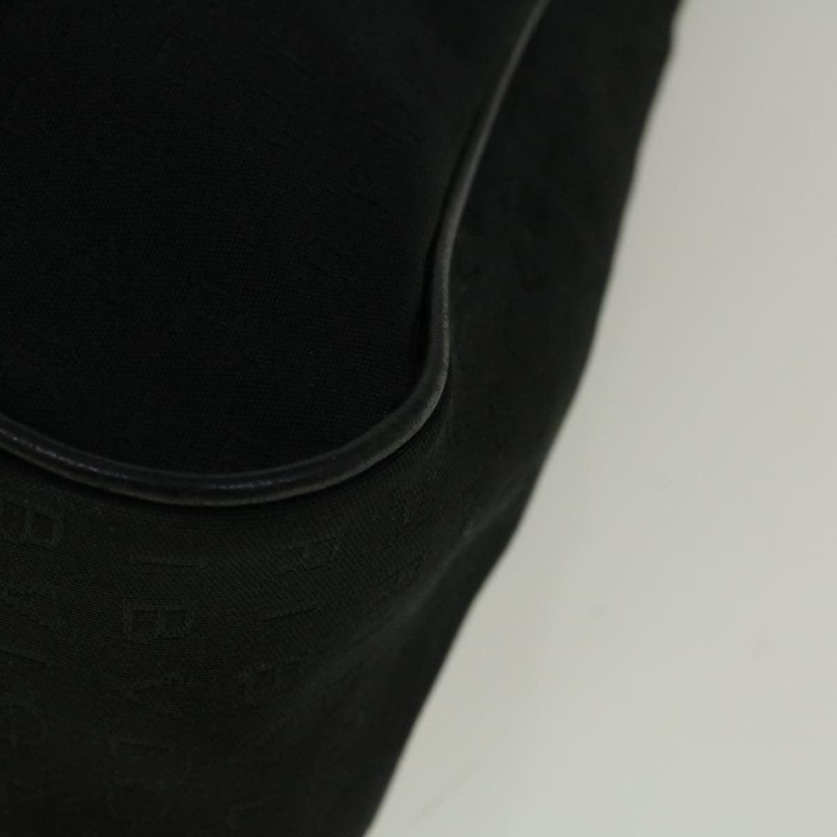 Bvlgari Vintage Canvas Black Canvas Tote Bag Bag (Pre-Owned)