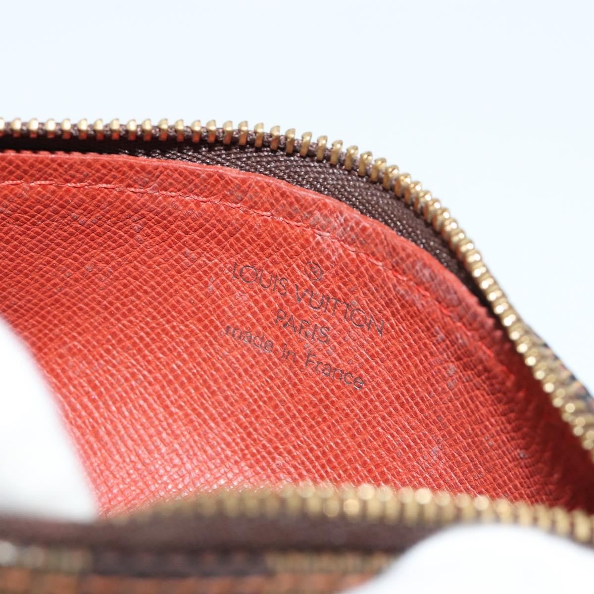 Louis Vuitton Papillon Pochette Damier Brown Canvas Clutche & Pouche Bag (Pre-Owned)