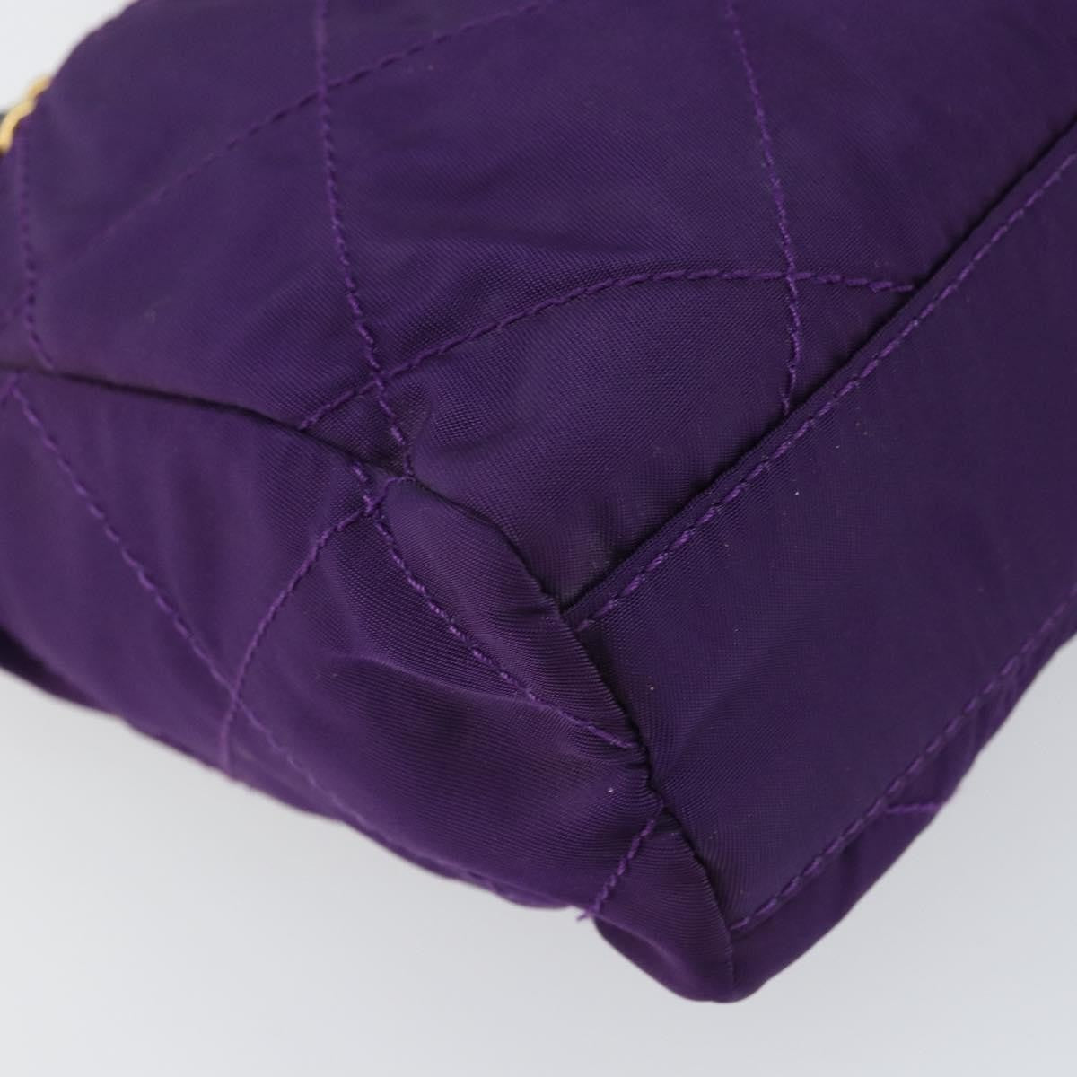 Prada Re-Edition 1995 Chain Quilted Re-Nylon Purple Nylon Tote Bag Bag (Pre-Owned)