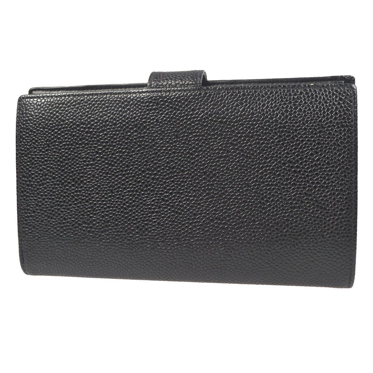 Chanel Timeless Cc French Caviar Black Leather Wallets Accessory (Pre-Owned)