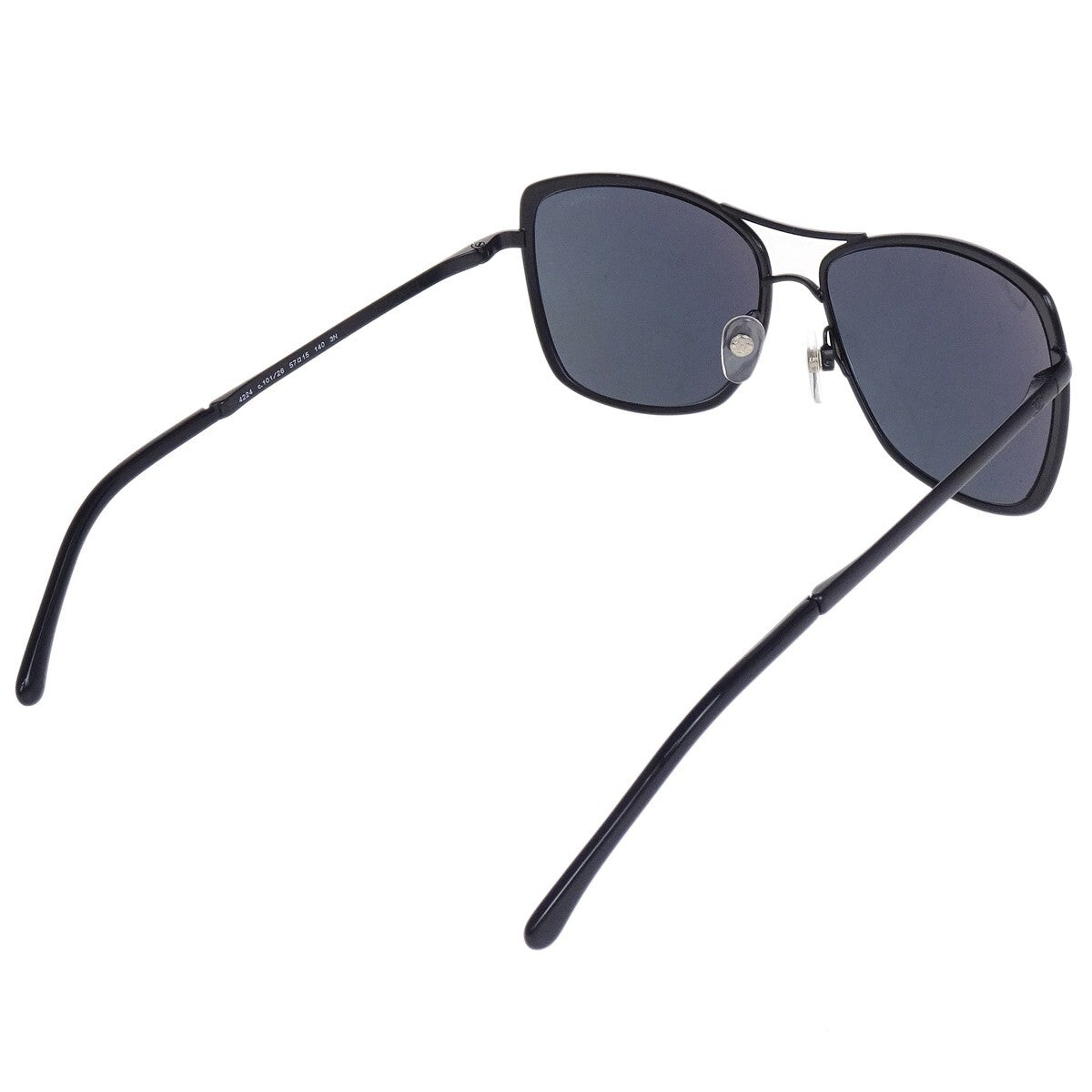 Chanel Logo Cc Plastic Black Plastic Sunglasse Accessory (Pre-Owned)