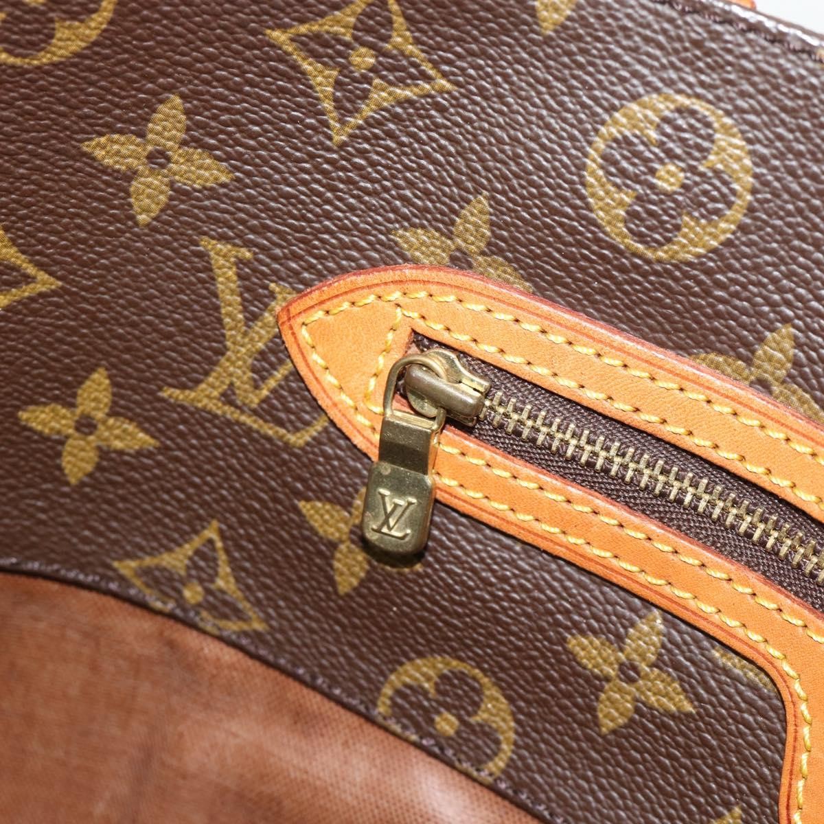 Louis Vuitton Shopping Sac Monogram Canvas Brown Canvas Handbag (Pre-Owned)