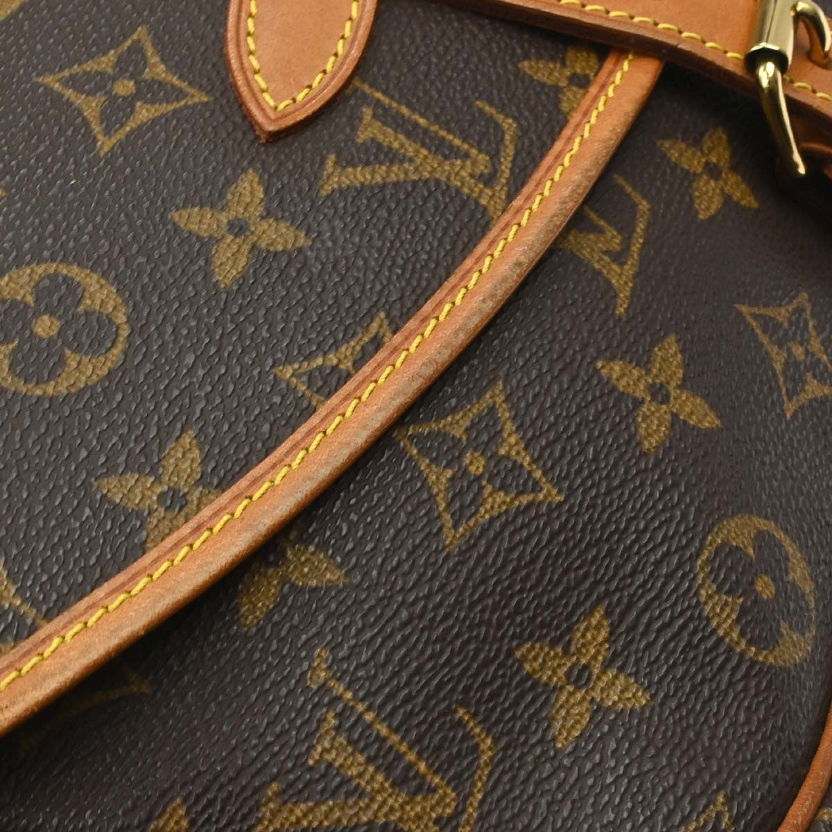 Louis Vuitton Saumur Monogram Canvas Brown Canvas Shoulder Bag Bag (Pre-Owned)